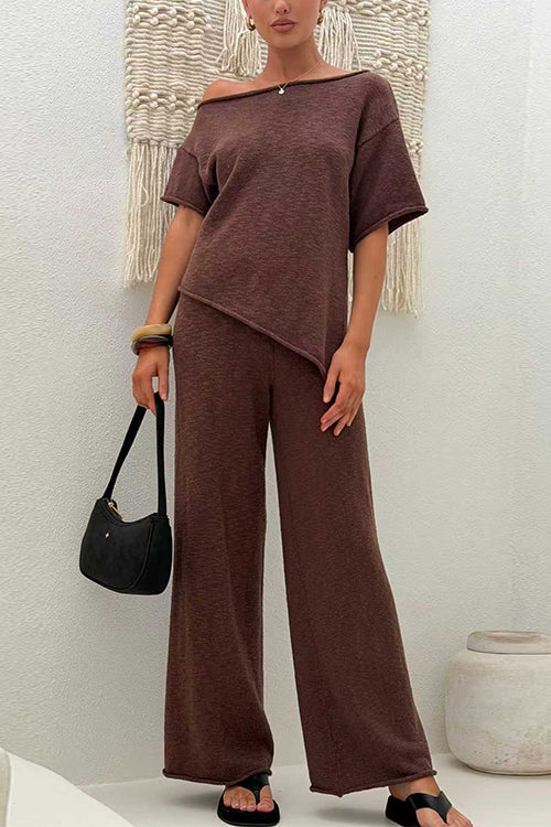 NICE – Wide Leg Knit Pants – 5092