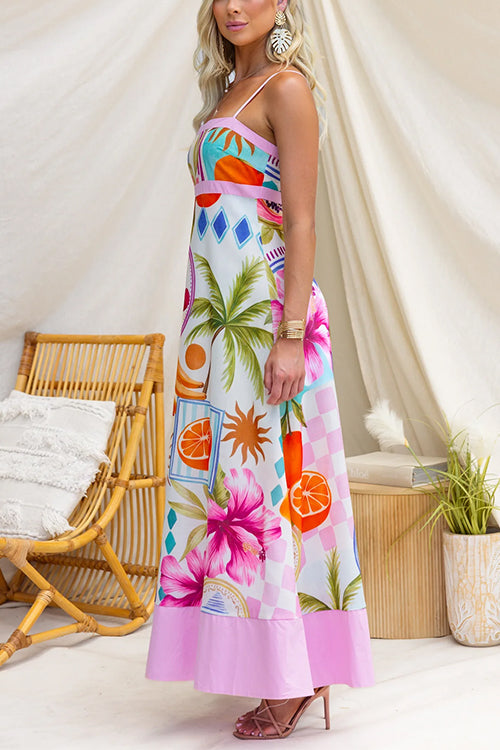RHODES – Tropical Maxi Dress – 4032