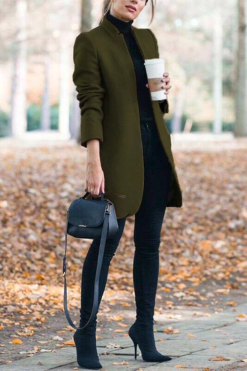 EDINBURGH – Stand Collar Coat – 4032