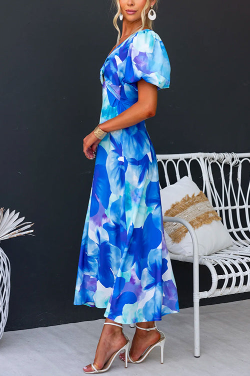 MARBELLA – Floral Midi Dress – 9954
