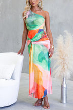 LYON – One Shoulder Maxi Dress – 1493
