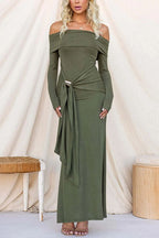 MADRID – Off Shoulder Maxi Dress – 5236