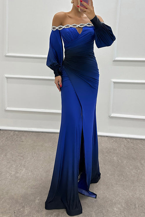 PORTOFINO – Off Shoulder Maxi Dress – 2207