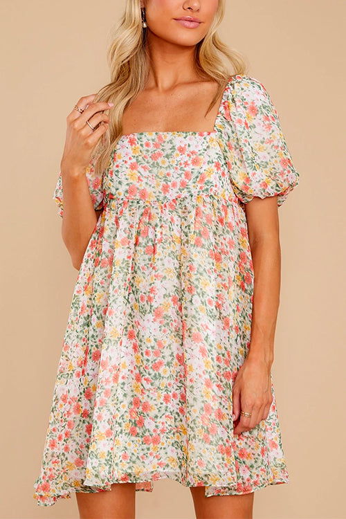 LYON – Floral Babydoll Dress – 2355