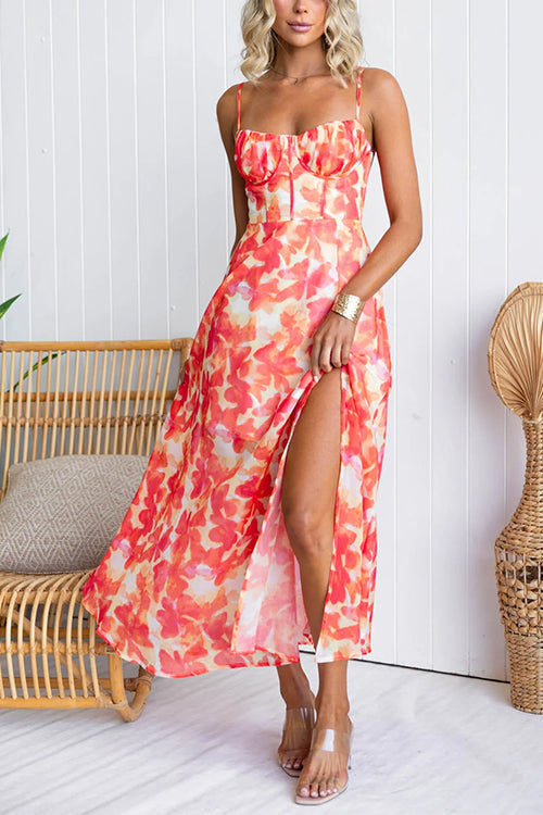 MILAN – Watercolor Maxi Dress – 9844