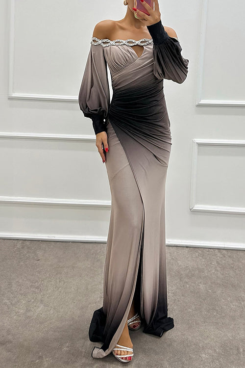 PORTOFINO – Off Shoulder Maxi Dress – 2207