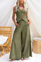 CANNES – Wide Leg Trousers – 9837