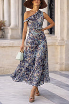 TAORMINA – Asymmetrical Maxi Dress – 9685