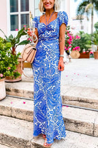 POSITANO – Halter Maxi Dress – 7054