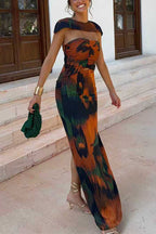 SANTORINI – Strapless Maxi Dress – 3641