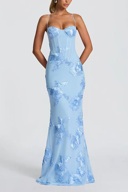 ANTIBES – Backless Maxi Dress – 9468
