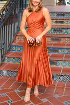 MILAN – One Shoulder Maxi Dress – 3319