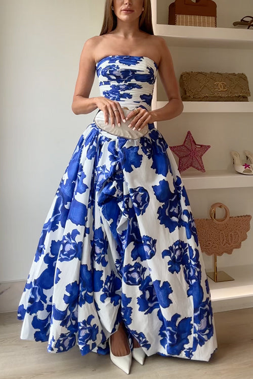 AMALFI – Strapless Maxi Dress – 8833