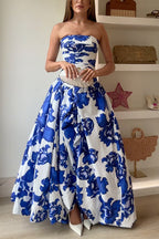 AMALFI – Strapless Maxi Dress – 8833