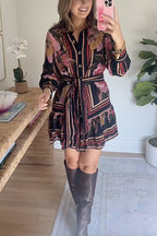 MILAN – Floral Mini Dress – 7679