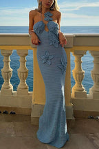 SALERNO – Halter Maxi Dress – 4066