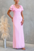 SEVILLE – Flare Sleeve Maxi Dress – 5411