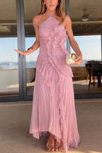 SEVILLE – Halter Maxi Dress – 8644