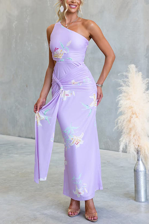 MALAGA – One Shoulder Maxi Dress – 2046