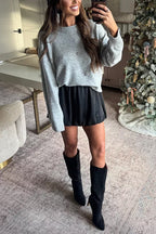 PARIS – Rhinestone Crewneck Sweater – 3701