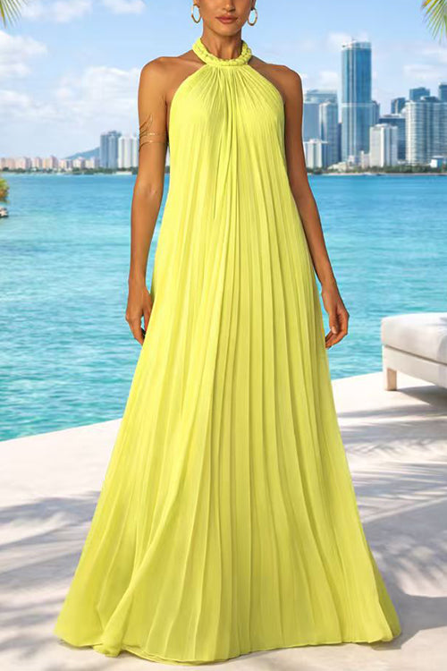 CAPRI – Halter Maxi Dress – 9593