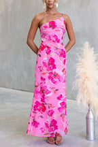 BIARRITZ – One Shoulder Maxi Dress – 7690