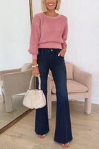 BUDAPEST – Cut Out Knit Sweater – 6949