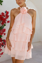 FLORENCE – Halter Mini Dress – 6465