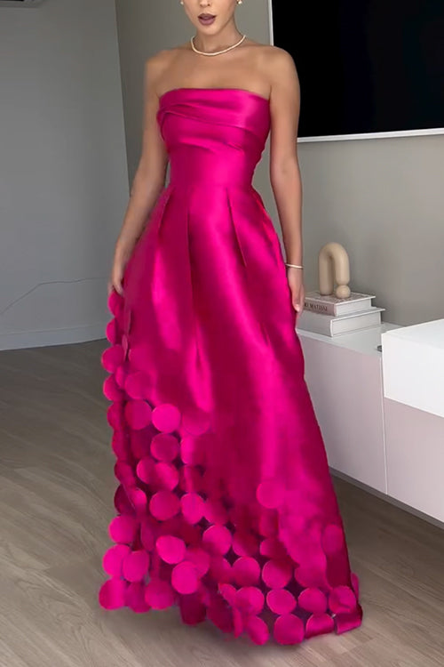 ATHENS – Strapless Maxi Dress – 4481