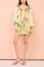 MILAN – Wrap Mini Dress – 5013