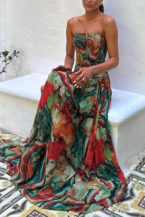 ANTIBES – Strapless Maxi Dress – 8815