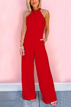 IBIZA – Halter Wide Leg Jumpsuit – 6530