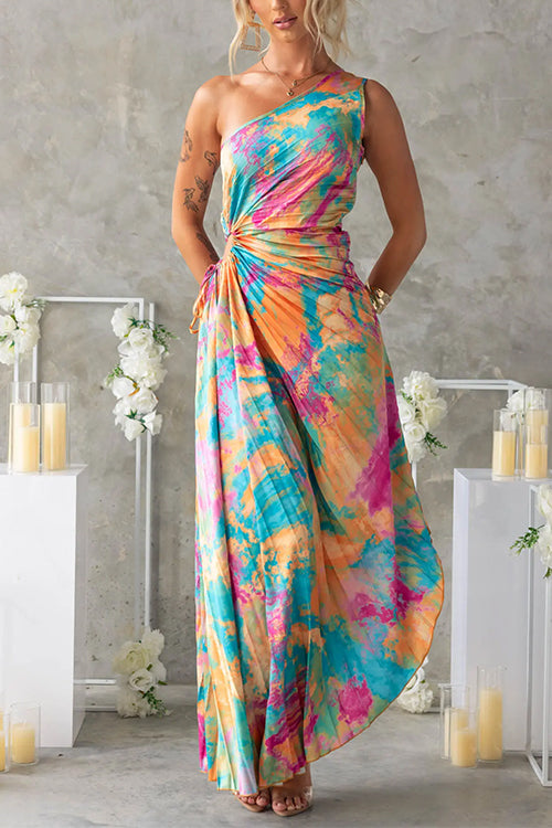 PORTOFINO – One Shoulder Maxi Dress – 9761