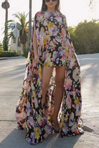 TAORMINA – Floral Maxi Dress – 9687