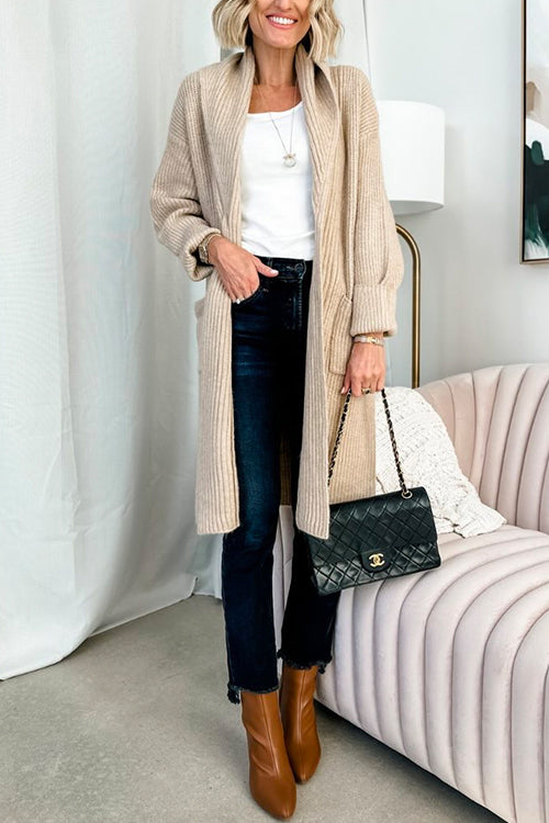 ZURICH – Midi Sweater Cardigan – 5026