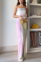 ALICANTE – Strapless Maxi Dress – 1292