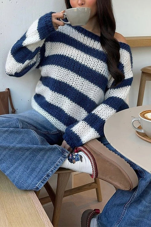 WARSAW – Striped Pullover Sweater – 7988