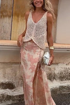 VALENCIA – Crochet Sleeveless Top – 2868