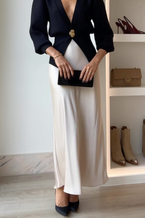 MONTPELLIER – High Waist Midi Skirt – 9731