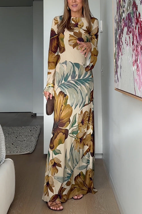 NICE – Floral Maxi Dress – 8398