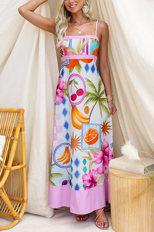 RHODES – Tropical Maxi Dress – 4032