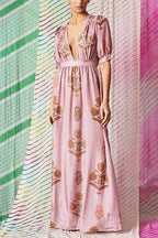 FLORENCE – Floral Maxi Dress – 7743