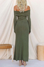 MADRID – Off Shoulder Maxi Dress – 5236