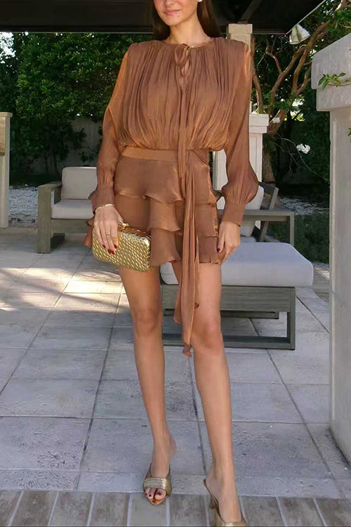 MALAGA – Layered Mini Dress – 8999