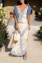 LYON – Adjustable Strap Satin Top – 3071