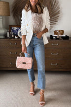 VENICE – Strapless Feather Crop Top – 3352