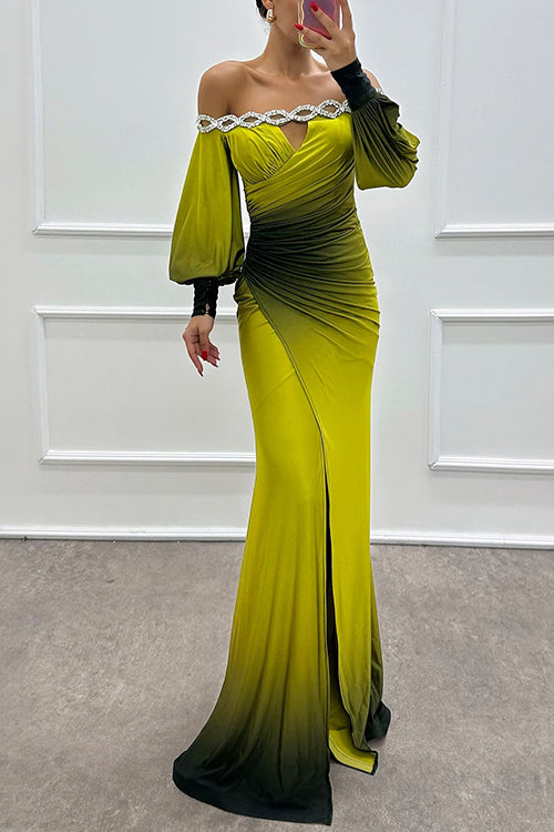 PORTOFINO – Off Shoulder Maxi Dress – 2207