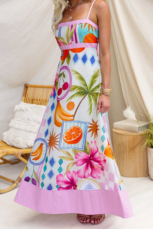 RHODES – Tropical Maxi Dress – 4032