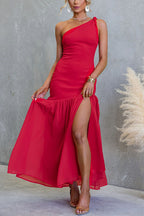 BIARRITZ – One Shoulder Maxi Dress – 7433