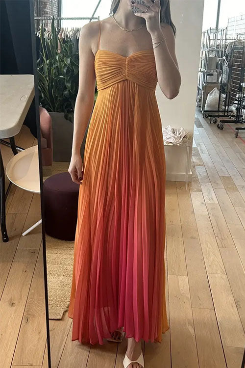 IBIZA – Pleated Maxi Dress – 9967